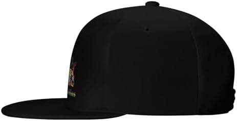 National Emblem Flat Bill Cap for Men Women