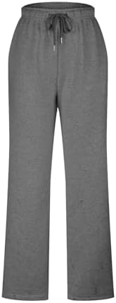 Comfortable Wide-Leg Preppy Sweatpants for Women