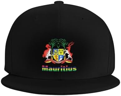 National Emblem Flat Bill Cap for Men Women