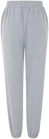 Womens Baggy High Waisted Sweatpants with Pockets