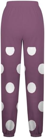 BXJX Womens Polka Dots Sweatpants with Pockets