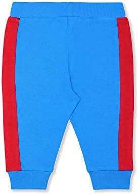 Marvel Avengers Boys Bodysuit and Jogger Set Vibrant Red Floral Design