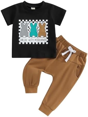 Ledy Champswiin Baby Boys Easter Outfits Set