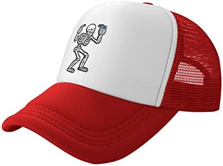 YGXZDisco Drinking Skull Funny Baseball Cap Adjustable Hat