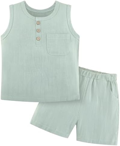 Soft Breathable Toddler Boys Outfit Set