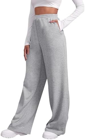Wide Leg Fleece Joggers