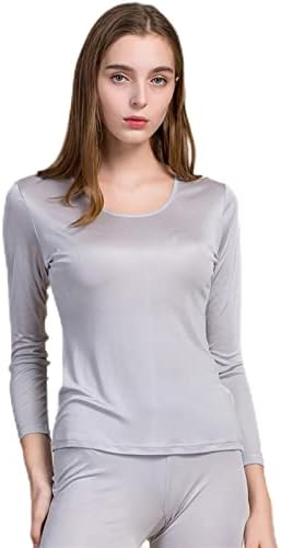 Warm Soft Super Soft and Comfortable Silk Thermal Underwear Womens Set