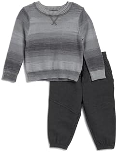 Cuteness rugged and reverieSplendid baby-boys Space Dye Sweatshirt Set