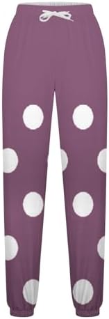 BXJX Womens Polka Dots Sweatpants with Pockets