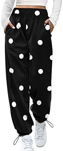 WomenS Sweatpants Set - 3-Piece - Aesthetic Package Baggy High Waisted with Pockets