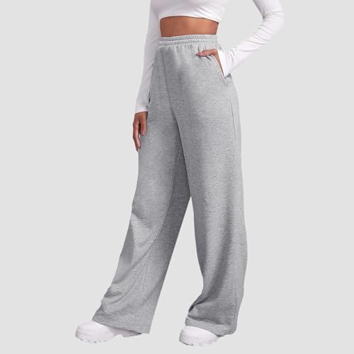 Wide Leg Fleece Joggers