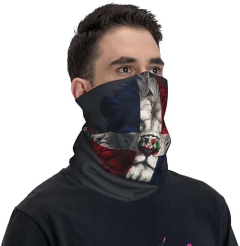 Dominican Lion Flag BandanaMask