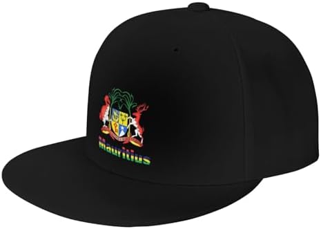 National Emblem Flat Bill Cap for Men Women