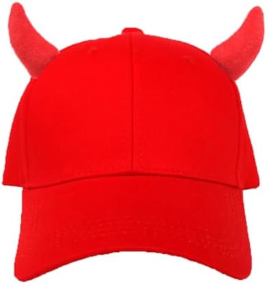 GANYKQ Creative Horn Baseball Caps Adjustable Sunscreen Hat for Unisex