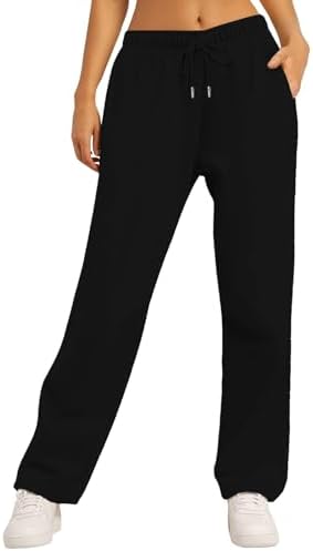 Premium Womens High Waist Offset Joggers with Pockets
