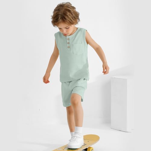 Soft Breathable Toddler Boys Outfit Set