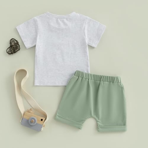 Pudcoco Farm Animal Toddler BoysGirls Summer Set 3T-5T
