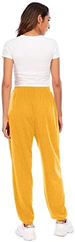 SDBRLD Grey Welfare Pants for Women Baggy High Waist Workout Joggers