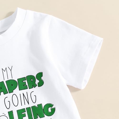 Toddler Golf Outfit Set with Daddy Fun Summer Clothes