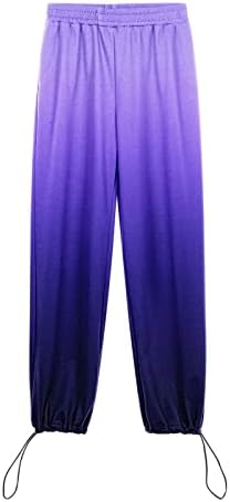 High Waist Womens Cotton Joggers with Pockets