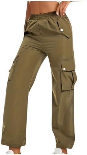 Wide Leg Casual Cargo Sweatpants for Women