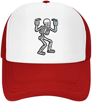 YGXZDisco Drinking Skull Funny Baseball Cap Adjustable Hat
