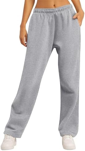 Wide Leg Fleece Joggers