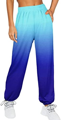 sdbrld Grey Baggy High Waisted Sweatpant for Women