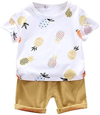BABY BOYS SUMMER Fruits Pineapple Outfit Set