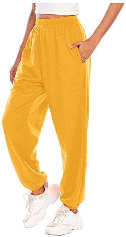SDBRLD Grey Welfare Pants for Women Baggy High Waist Workout Joggers