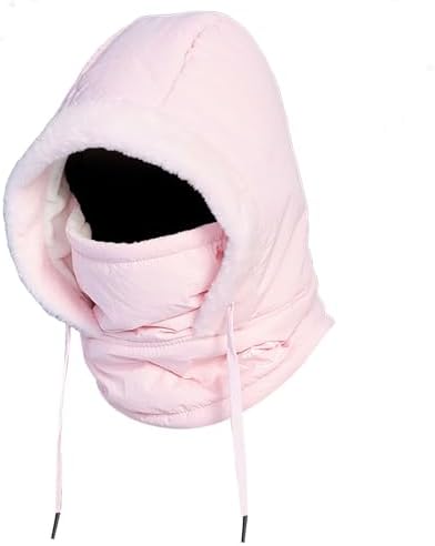 Warm and Fleece-Lined Winter Beanie Hat with Pompom