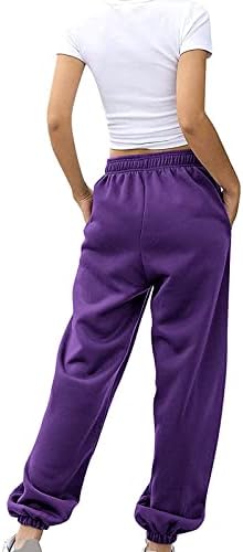 High-Waisted Womens Jogger Sweatpants with Pockets for Comfort and Style