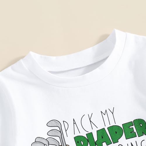 Toddler Golf Outfit Set with Daddy Fun Summer Clothes