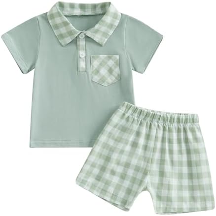 Kaipiclos Boys Casual Short Set for Toddler - PlusFreeSize