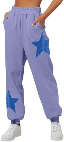 Itsame Star-Print Fleece Jogger Pants Women