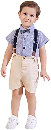 SOONHUA Baby Boys Gentleman Outfits Set - Comfortable Daily Wear
