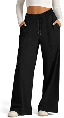 Trendy Wide Leg Running Joggers for Women