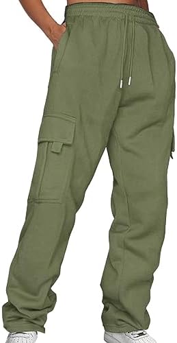 Womens Cargo Sweatpants - Plus Size