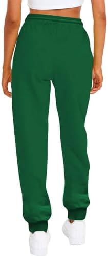 Womens High-Waisted Drawstring Track Pants
