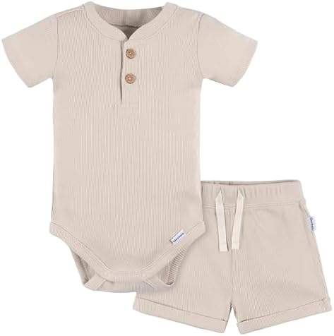 Gerber Baby Bodysuit and Shorts SetPerfect for growing tots