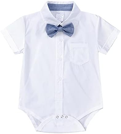Summer Boys Checked Bowtie Suspender Set