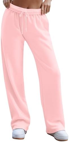 SdGgsgv AdoreWear Womens High-Waisted Wide Leg sweatpants with Pockets