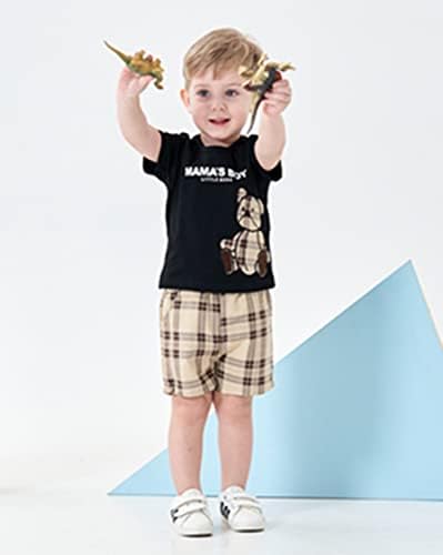 Cute dinosaur-themed toddler boys summer outfits