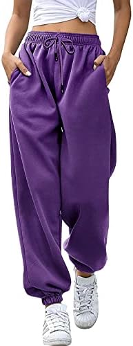 High-Waisted Womens Jogger Sweatpants with Pockets for Comfort and Style