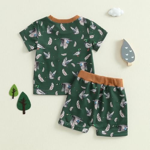 Mallard Duck T-Shirt Shorts Set