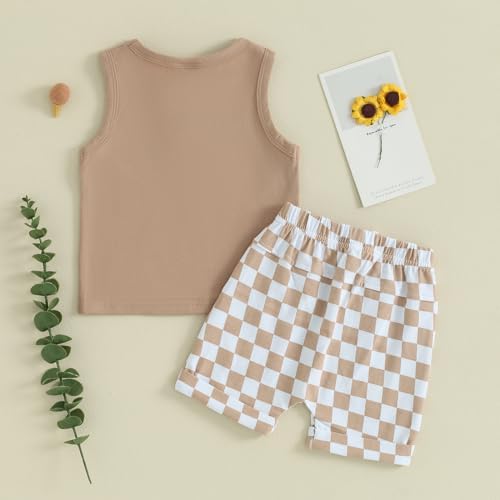 Summer Tank Shorts Set for Toddler Boys