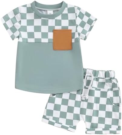 Amnnchya 4th of July Toddler Outfit Set