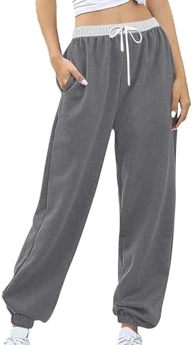 Casual High Waist Sweatpants Women Gymnastics Joggers Trendy and Comfortable Qgaomye