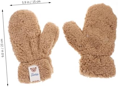 Knitted Cartoon Furry LongWinter Gloves