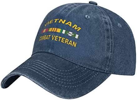 Navy Blue Adjustable Baseball Cap for Veterans Accessories